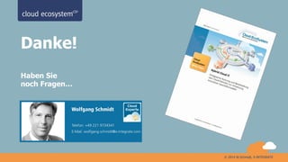 Danke!
Haben Sie
noch Fragen…
© 2014 W.Schmidt, X-INTEGRATE
 