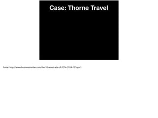 Case: Thorne Travel
 