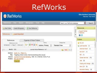 RefWorks


    REFWORKS
 