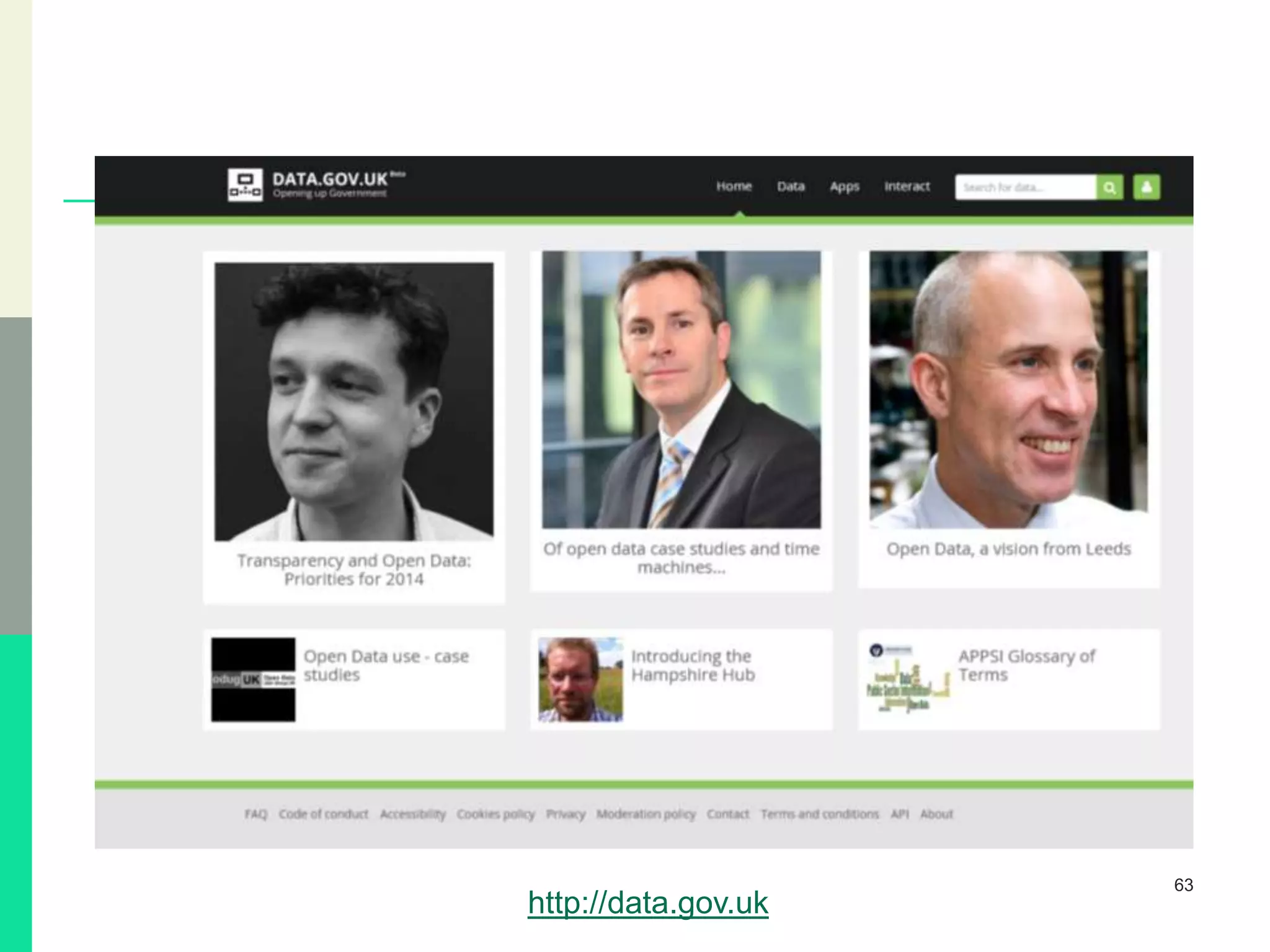 63
http://data.gov.uk
 