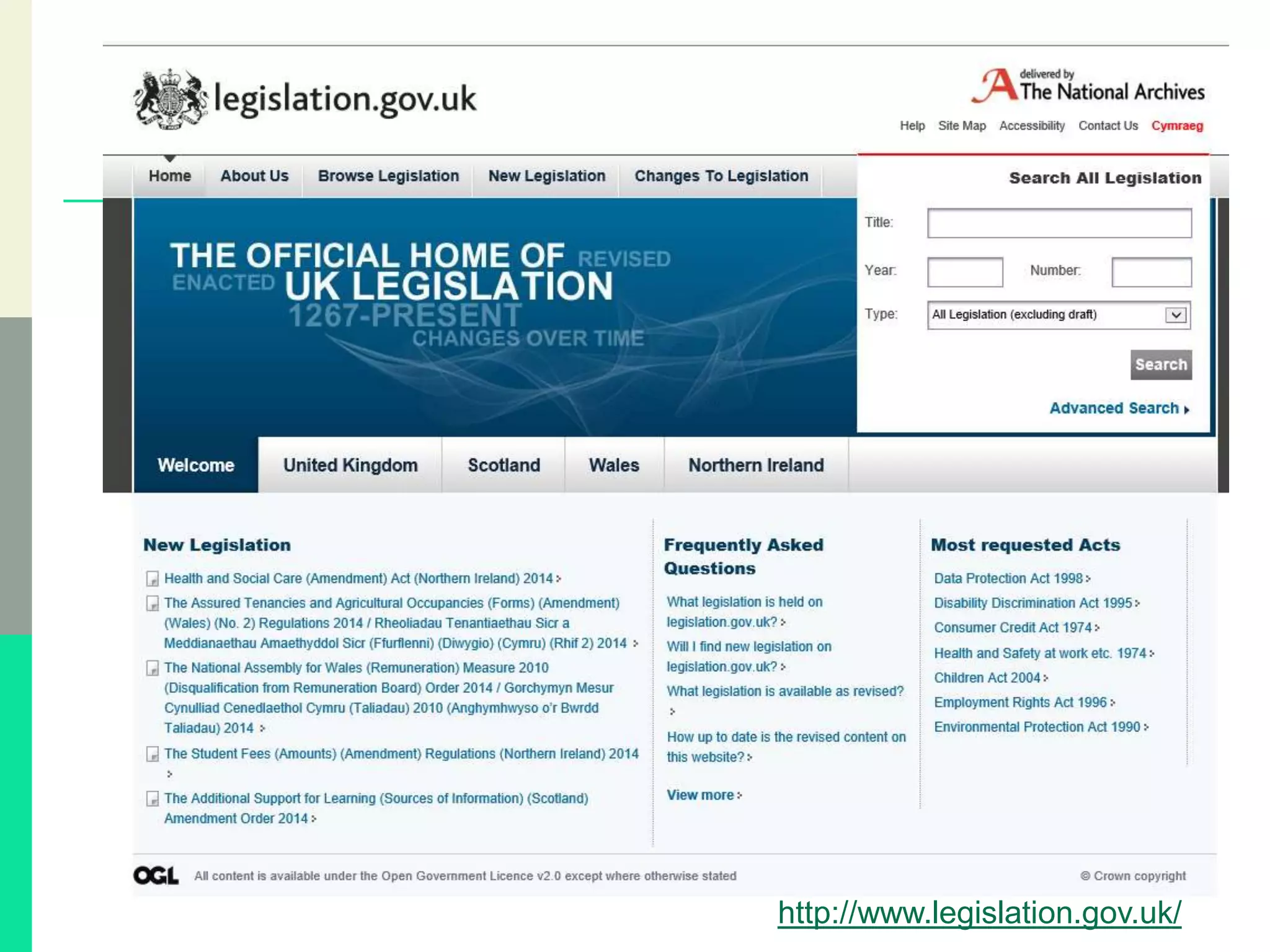 66
http://www.legislation.gov.uk/
 