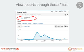 View reports through these filters

Step

5

 