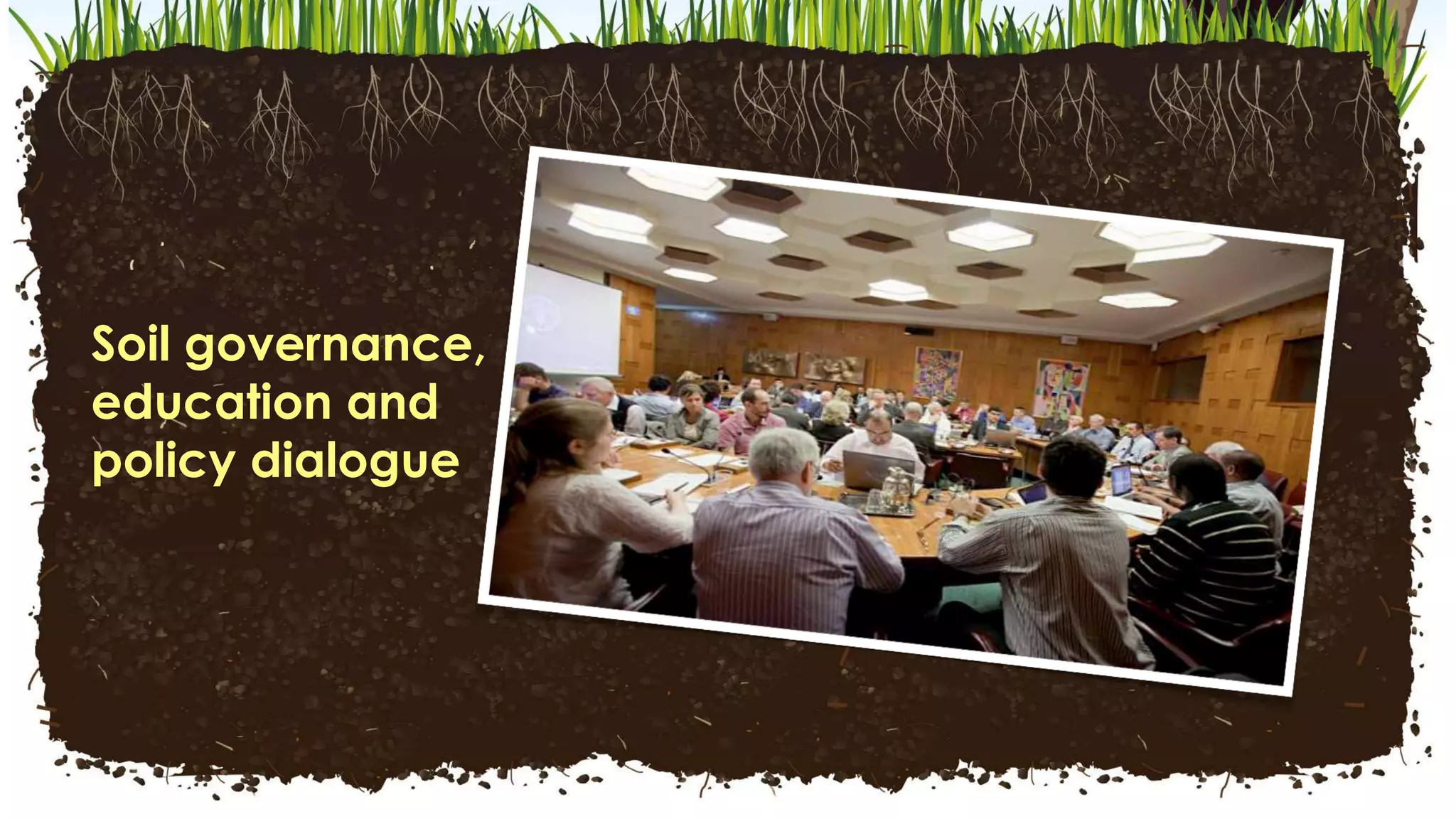 Healthy
Soil
Facility
Soil governance,
education and
policy dialogue