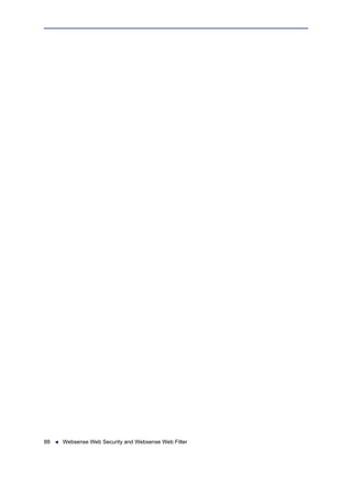 88 Websense Web Security and Websense Web Filter
 