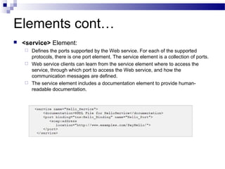 Basic Service Element Example WSDL | PPT