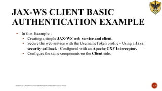 Wsdl 2.0 message exchange and WS Security | PPTX