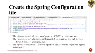 Wsdl 2.0 message exchange and WS Security | PPTX