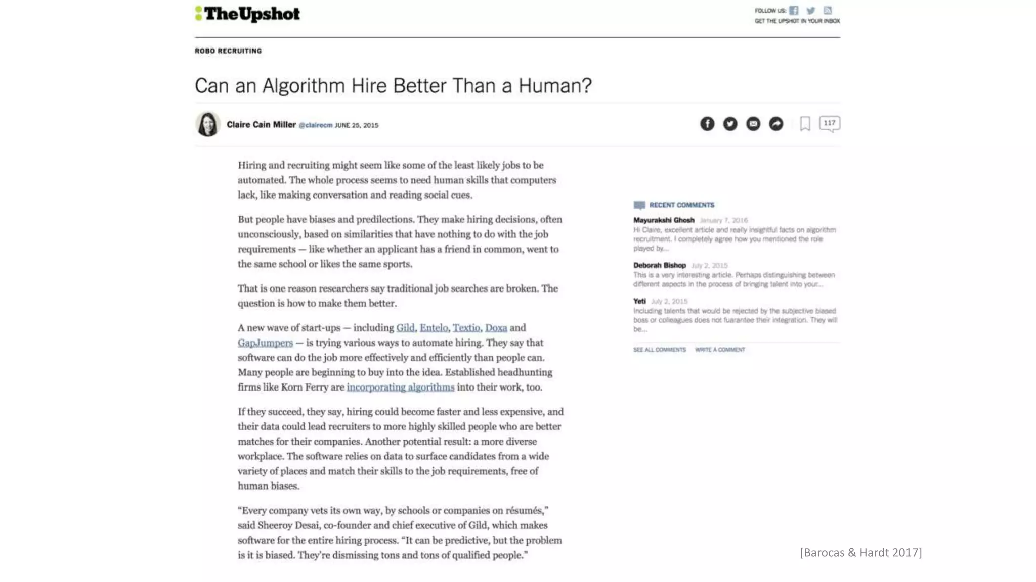 [Barocas & Hardt 2017]
 