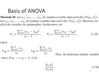 Basis of ANOVA
37
 