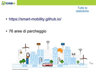 15
Tutte le
statistiche
● https://smart-mobility.github.io/
● 76 aree di parcheggio
http://www.csreinnovazionesociale.it/
/17
 