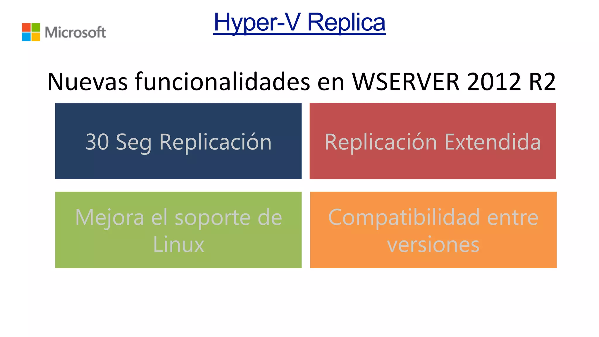 Nuevas funcionalidades en WSERVER 2012 R2

 