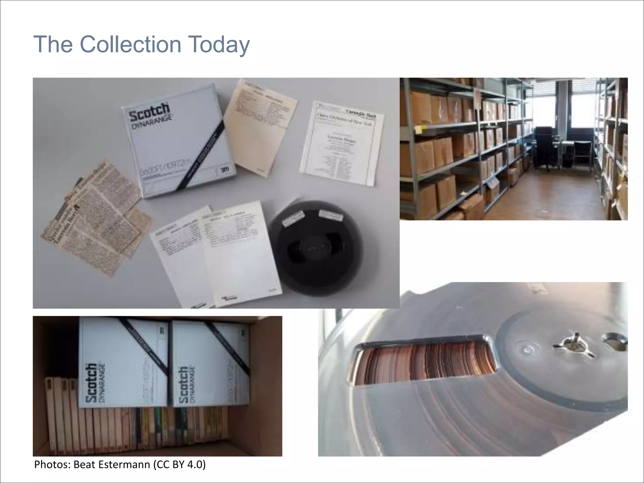 The Collection Today
Photos: Beat Estermann (CC BY 4.0)
 