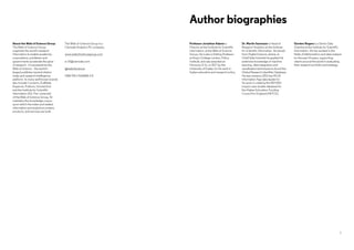 1
Professor Jonathan Adams is
Director at the Institute for Scientific
Information, at the Web of Science
Group. He is also a Visiting Professor
at King’s College London, Policy
Institute, and was awarded an
Honorary D.Sc. in 2017 by the
University of Exeter, for his work in
higher education and research policy.
Dr. Martin Szomszor is Head of
Research Analytics at the Institute
for Scientific Information. He joined
from Digital Science, where, as
Chief Data Scientist he applied his
extensive knowledge of machine
learning, data integration and
visualization techniques to found the
Global Research Identifier Database.
He was named a 2015 top-50 UK
Information Age data leader for
his work in creating the REF2015
impact case studies database for
the Higher Education Funding
Council for England (HEFCE).
Gordon Rogers is a Senior Data
Scientist at the Institute for Scientific
Information. He has worked in the
fields of bibliometrics and data analysis
for the past 10 years, supporting
clients around the world in evaluating
their research portfolio and strategy.
Author biographies
About the Web of Science Group
The Web of Science Group
organizes the world’s research
information to enable academia,
corporations, publishers and
governments accelerate the pace
of research. It is powered by the
Web of Science – the world’s
largest publisher-neutral citation
index and research intelligence
platform. Its many well-known brands
also include Converis, EndNote,
Kopernio, Publons, ScholarOne
and the Institute for Scientific
Information (ISI). The ‘university’
of the Web of Science Group, ISI
maintains the knowledge corpus
upon which the index and related
information and analytical content,
products, and services are built.
The Web of Science Group is a
Clarivate Analytics Plc company.
www.webofsciencegroup.com
e: ISI@clarivate.com
@webofscience
ISBN 978-1-9160868-3-8
 