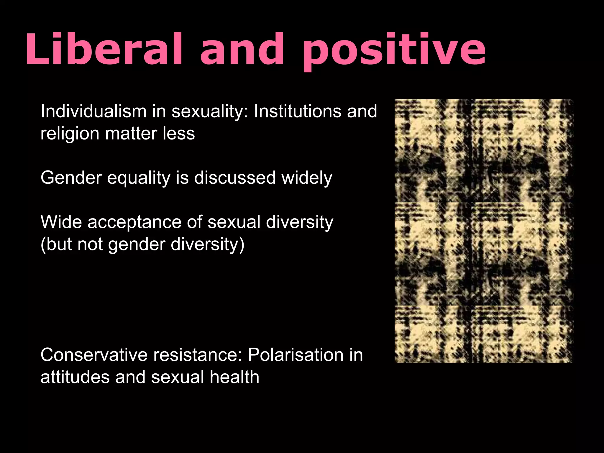 Sex in Finland - Trends, beliefs and relationships | PPTX | Adult