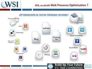 SEO, ou plutôt Web Presence Optimisation ?
 