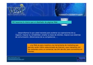 Internet y las interrogantes (objeciones) . WSI drivebiz Slide Básica