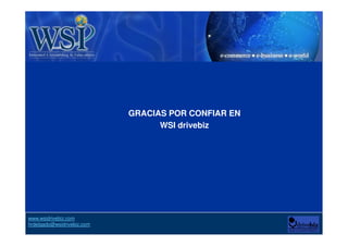 Internet y las interrogantes (objeciones) . WSI drivebiz Slide Básica