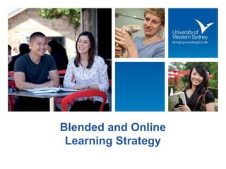 Blended and Online 
Learning Strategy 
 