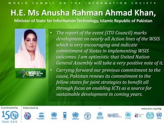 WSIS-SDG Matrix: Linking WSIS Action Lines with Sustainable Development ...