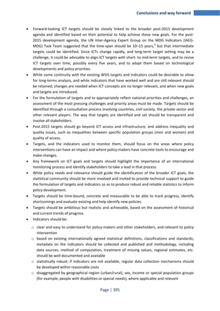 FINAL WSIS TARGETS REVIEW ACHIEVEMENTS, CHALLENGES AND THE WAY FORWARD 