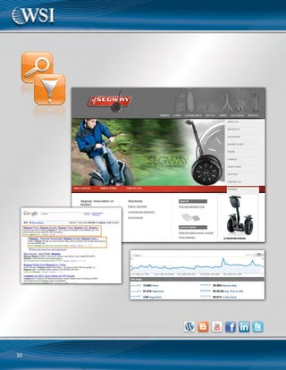 33
Association
Harford
County
Cultural Arts
Board
Business Edge and SEO
www.culturalartsboard.org
Challenges and Goals:
The Harford County Cultural Arts Board was
looking to:
» Improve customer service by providing
online grant application submissions
» Increase their exposure within the greater
Harford County arts community in order to
make grants available to a greater number of
artists / organizations
» Become THE resource for arts related
events in the area
» Develop an online community for the
artists in the area
» Provide greater exposure for some of the
smaller or lesser known arts events and
groups in the county
» Be able to update their own website at will
(which they could not do before)
» Utilize the talents of local artists to create
the design for the website
The Solution:
WSI addressed the client’s needs by
proposing a WSI Business Edge website that
could be placed on the client’s domain and
could be optimized for the search engines.
WSI Business Edge was the chosen platform
because of its ease of use for the client and
end user, as well as the wide selection of
modules and features that are included
within this WSI branded solution.
The Web solution required customized forms
for the grant applications and an interactive
events calendar with a customized Add Event
module. It also required site registration that
would allow only registered members to
have access to certain pages, including the
interactive grant applications. The site also
needed the ability to adding events to the
arts calendar.
Lastly, WSI included an opt-in email marketer
to replace a rather basic one the client was
already using. They hope to eventually add
discussion forums in each discipline within
the arts, and perhaps some news feeds
related to the arts nationwide.
and the client is getting new leads every
day. The client is extremely happy with
the website and was amazed with the
magnificent results in terms of traffic and
leads that are generated on a daily basis via
the website. The client’s business is now very
profitable and the website was one of the
main factors for their success.
Results:
In the last 30 days, the HCCAB website has
logged over 580 site visits, with 57% of those
being return visitors who utilize the site
regularly:
» 51% of site visitors found the site through
search engines
» The site ranks #1 in Google for“Harford
County Arts”(out of 242,000 results),“Harford
County Artists,”and“Harford County Grants
for the Arts,”“Harford County Arts Calendar”
and“Harford County Arts Events”-- all goals
identified prior to the start of the project.
» The site even ranks higher than the Harford
County Government website (parent
organization) for all of these key phrases!
» The site has over 100 registered users,
with more than 30 arts groups regularly
contributing events to the arts calendar.
WSI Consultant:
Jeff Harrison
Maryland, USA
 