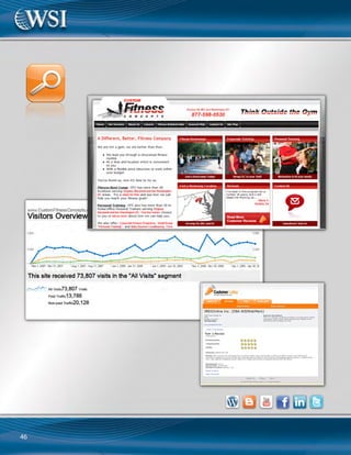 49
Automotive Parts
Distributors
Elreg
Distributors
Conversion Architecture
and Internet Marketing
www.elreg.com
Challenges and Goals:
Elreg Distributors had a previous website
that was outdated and ineffective. They
wanted to redesign their website with
an engine that could allow visitors to
search through a database of over 1,000
products, select the products they are
interested in and add them to a dynamic
quotation submission shopping cart. They
also required website traffic generation via
Internet marketing. WSI’s objective for this
project was to get the client good leads.
Our approach was to apply Conversion
Architecture to their Web solution and
persuade website visitors to submit quote
requests online. WSI also planned to utilize
Internet marketing to drive the right people
to their new site.
The Solution:
WSI provided Elreg Distributors with
a professional website design and
development. We modified the eCommerce
system to allow for product selection and
quotation request submissions to take
place. Once the site was launched, WSI
initiated pay-per-click and email marketing
campaigns. Later on, WSI implemented
search engine optimization services for the
client to drive even more traffic to the site.
Results:
As a result of WSI’s services, Elreg Distributers
went from an almost non-existent Web
presence to receiving an average of 8-10
new leads or sales opportunities each day.
Traditionally, the company only distributed
throughout North America, but now gains
clients from all over the world as a result of
WSI’s search engine marketing. The website
has become a significant revenue source
with each month’s sales from website
inquiries exceeding the previous months’.
Since implementing their search engine
optimization strategy nearly a year ago, their
visitor traffic has more than tripled and now
there are thousands of unique visitors
each month.
WSI Consultant:
Jason Gervais
Denise Gervais
Ontario, Canada
“
“
Testimonial:
We knew that our website was dated
and needed a major overhaul ... WSI
truly wanted to present to us with an
ongoing strategy that would help us
increase our sales for years to come ...
What a terrific experience!
WSI listened and responded instanta-
neously to recommendations that were
made along the way. They continually
presented innovative ideas to make the
site more effective ... Most would think
that the job was done at this point.
Quite the contrary! WSI immediately
started presenting ways to optimize
and make our site more effective by
ensuring potential clients were finding
us. This has been an ongoing process
ever since the site was launched three
months ago. WSI continually tweaks
our site, develops landing pages and
looks for ways to ensure we are increas-
ing our sales. It’s like having another
sales agent working for you – actually
better.
Joe Zundl
President, Elreg Distributors
 