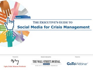 Social Media for Crisis Management 