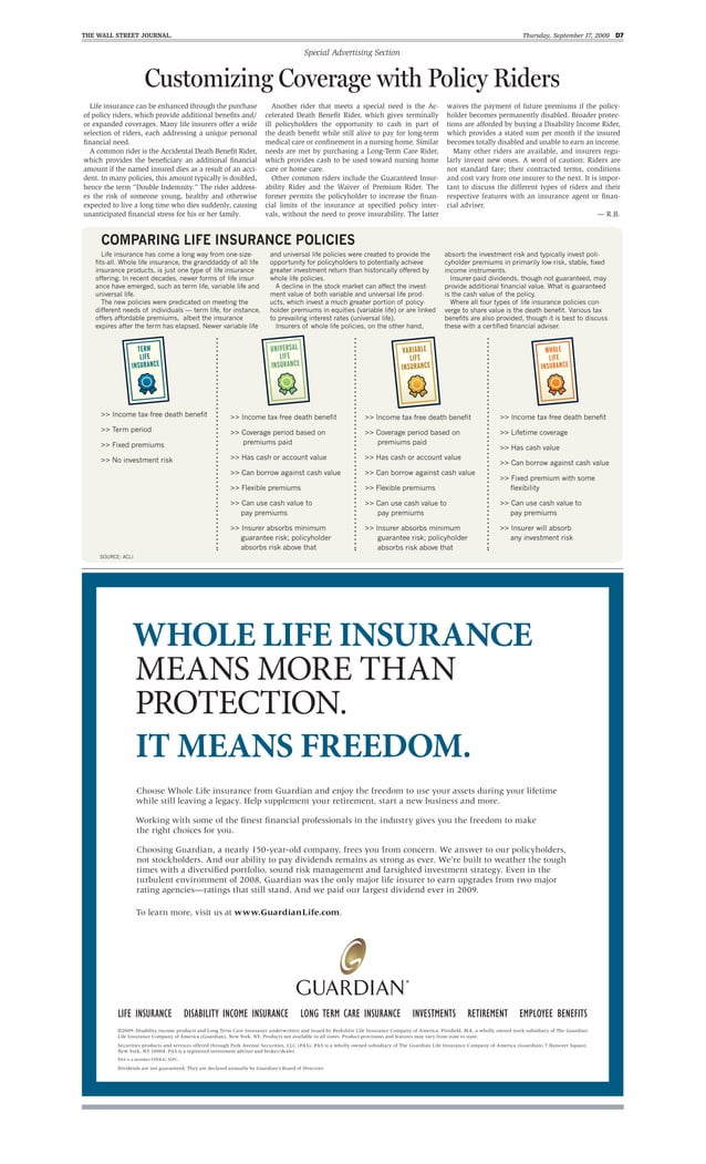 Financial Freedom -- Life Insurance As An Asset Class | PDF | Life ...