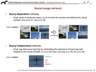 "Tag suggestion and localization in user-generated videos based on social knowledge", ACM SIGMM WSM 2010