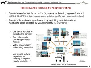 "Tag suggestion and localization in user-generated videos based on social knowledge", ACM SIGMM WSM 2010