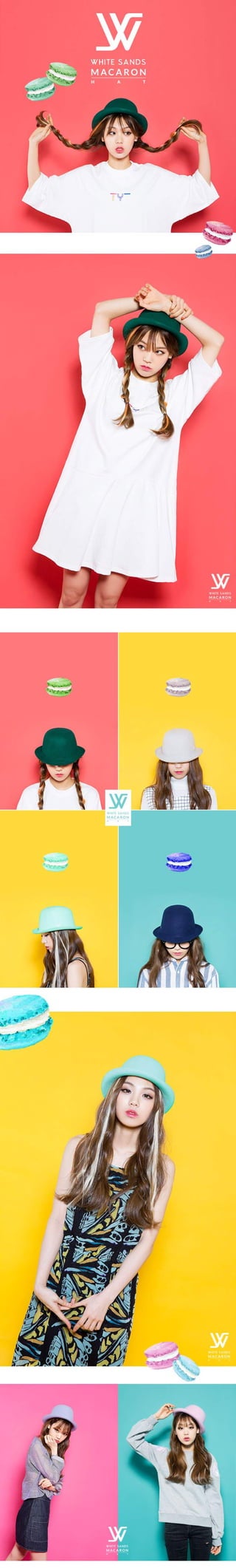 2016 New macaron style hats