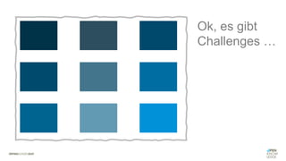 #WISSENTEILEN
Ok, es gibt
Challenges …
 