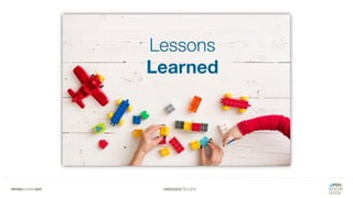 #WISSENTEILEN
Lessons
Learned
 