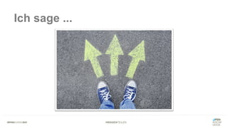 #WISSENTEILEN
Ich sage ...
 