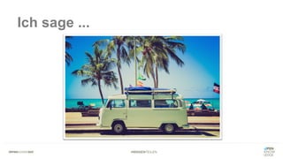 #WISSENTEILEN
Ich sage ...
 