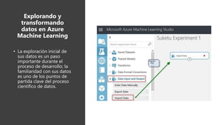 Workshop Azure Machine Learning con PowerBI | PPTX