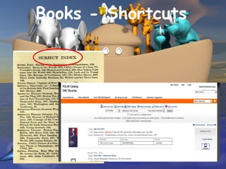 Books - Shortcuts
 