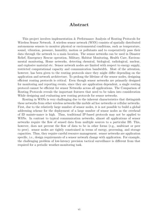 Performance Analysis of Routing Protocols of Wireless Sensor Networks | PDF