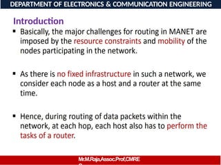 Introduction
DEPARTMENT OF ELECTRONICS & COMMUNICATION ENGINEERING
Mr.M.Raja,Assoc.Prof,CMRE
 