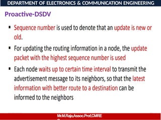 08/06/2026 71
DEPARTMENT OF ELECTRONICS & COMMUNICATION ENGINEERING
Proactive-DSDV
Mr.M.Raja,Assoc.Prof,CMRE
 