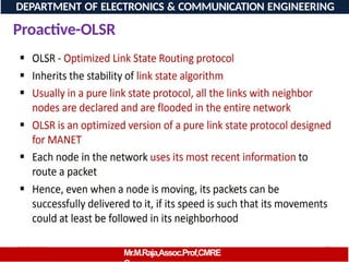 08/06/2026 75
DEPARTMENT OF ELECTRONICS & COMMUNICATION ENGINEERING
Proactive-OLSR
Mr.M.Raja,Assoc.Prof,CMRE
 