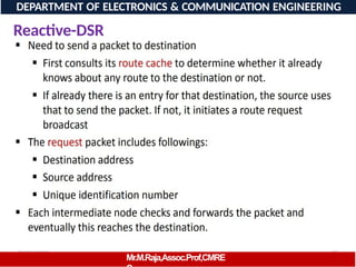08/06/2026 85
DEPARTMENT OF ELECTRONICS & COMMUNICATION ENGINEERING
Reactive-DSR
Mr.M.Raja,Assoc.Prof,CMRE
 