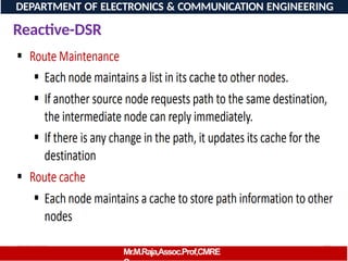 08/06/2026 89
DEPARTMENT OF ELECTRONICS & COMMUNICATION ENGINEERING
Reactive-DSR
Mr.M.Raja,Assoc.Prof,CMRE
 