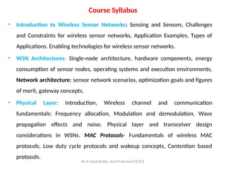 Wireless Sensor Networks Types and Applications | PPTX
