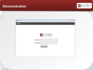 Démonstration




Zenika © 2011     12
 