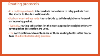 WSN-Routing Protocols Energy Efficient Routing | PPTX