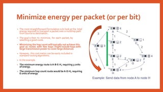 WSN-Routing Protocols Energy Efficient Routing | PPTX
