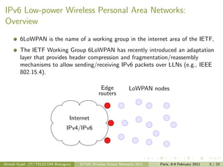 TCP over 6LoWPAN for Industrial Applications | PDF