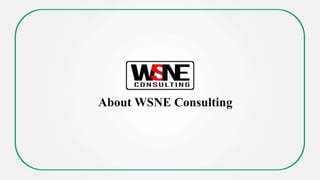 About WSNE Consulting
 