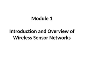 Comprehensive Introduction to Wireless Sensor Networks: Architecture ...